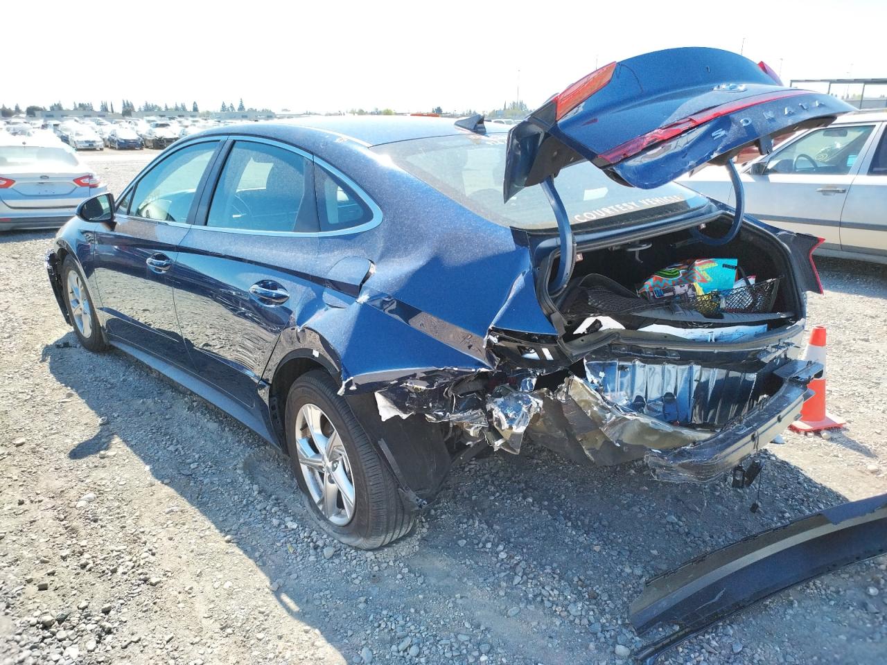 Photo 3 from auction – 2021 HYUNDAI SONATA SE with VIN 5NPEG4JA2MH076635