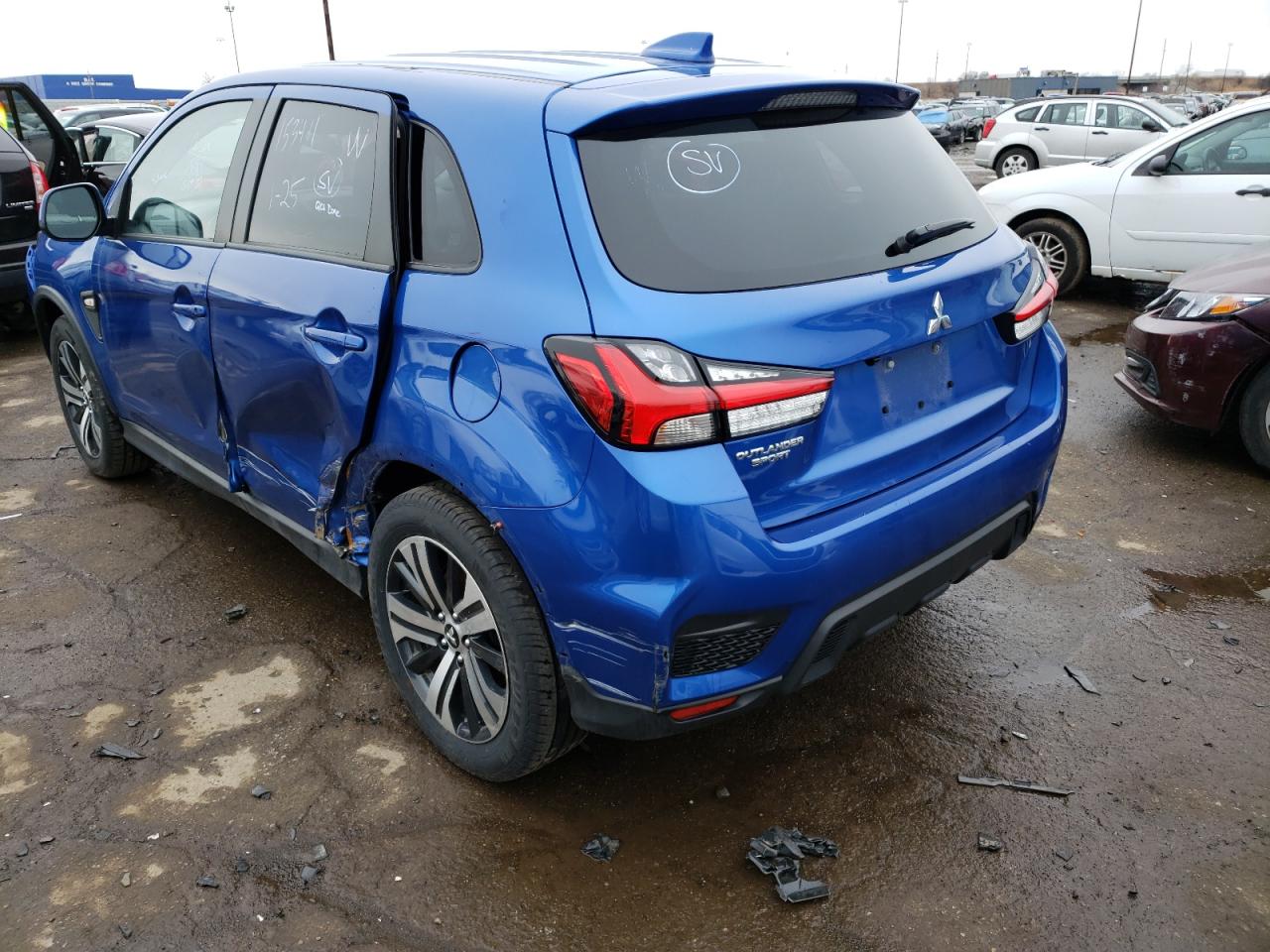 Photo 3 from auction – 2020 MITSUBISHI OUTLANDER with VIN JA4AP3AU9LU016840