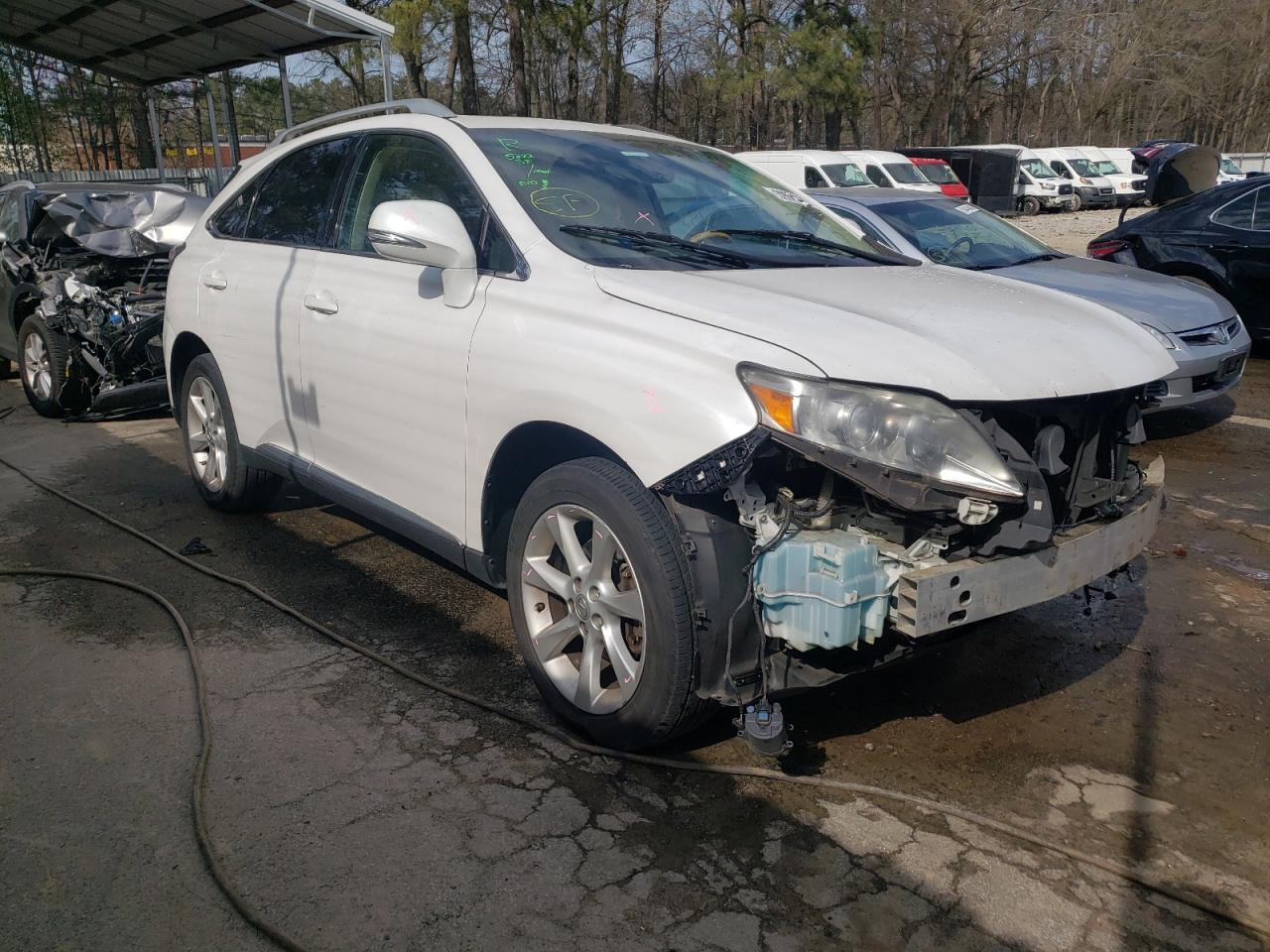 LEXUS RX 350 2011 with VIN 2T2ZK1BA4BC045072 - Photo from auction