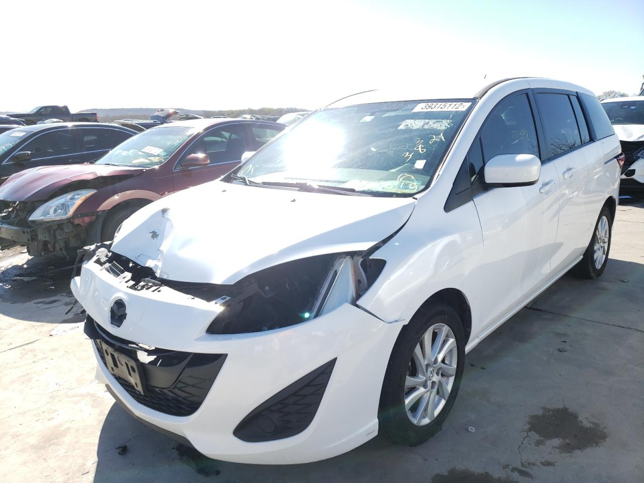 Photo 2 from auction – 2012 MAZDA 5 with VIN JM1CW2BL5C0105457