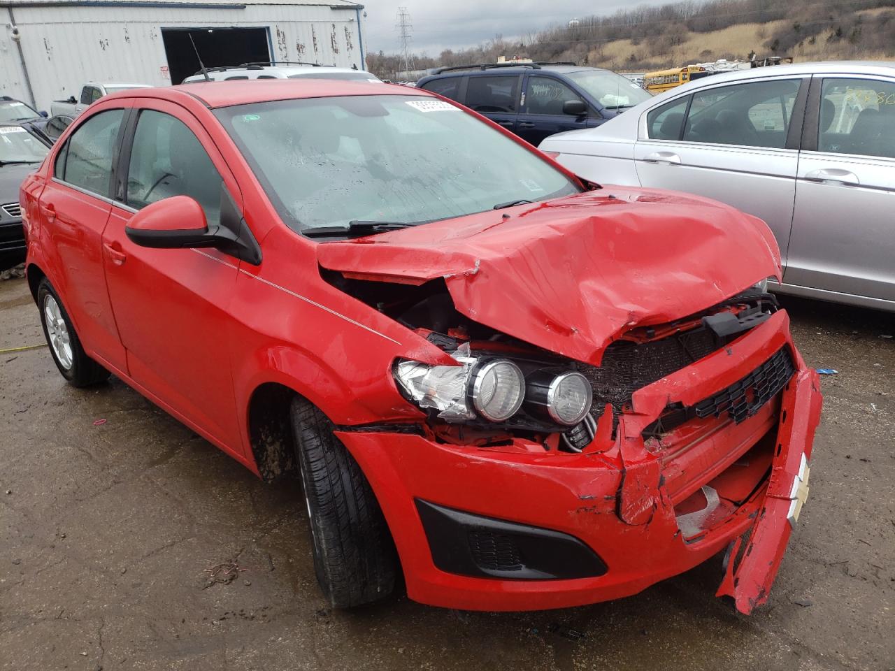 CHEVROLET SONIC LT 2013 with VIN 1G1JC5SH9D4125310 - Photo from auction