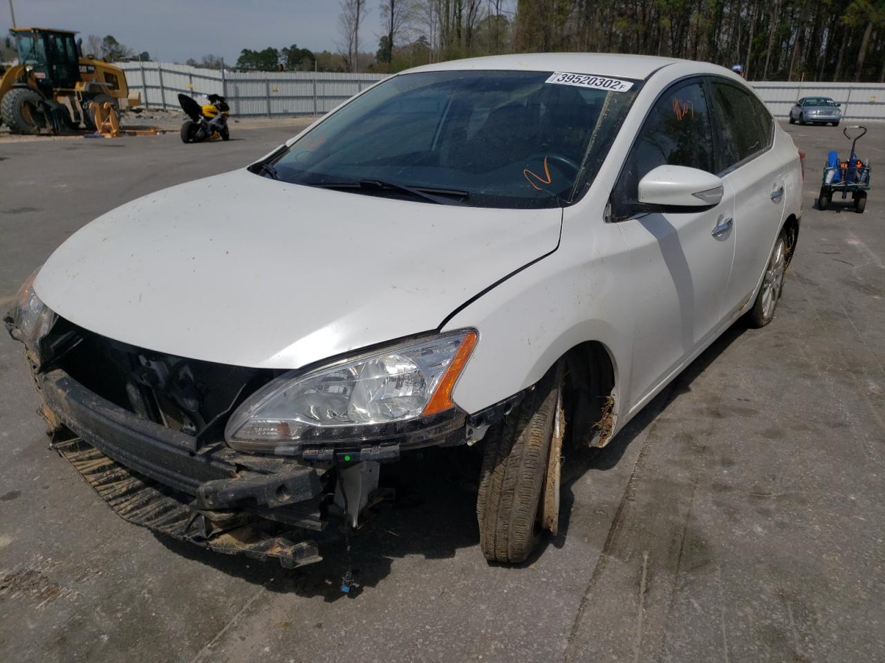 Photo 2 from auction – 2013 NISSAN SENTRA S with VIN 3N1AB7AP2DL649930