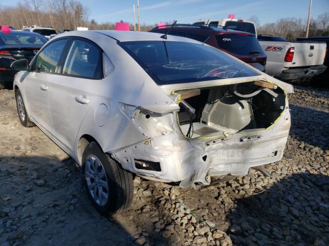 Photo 3 from auction – 2020 HYUNDAI ACCENT SE with VIN 3KPC24A67LE113439