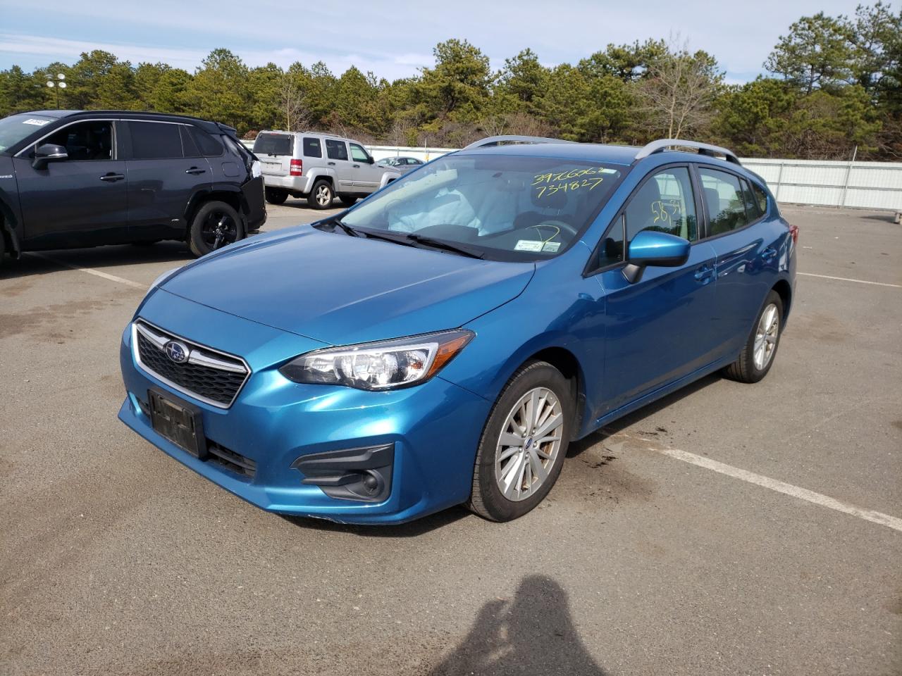 Photo 2 from auction – 2017 SUBARU IMPREZA PR with VIN 4S3GTAB66H3734827