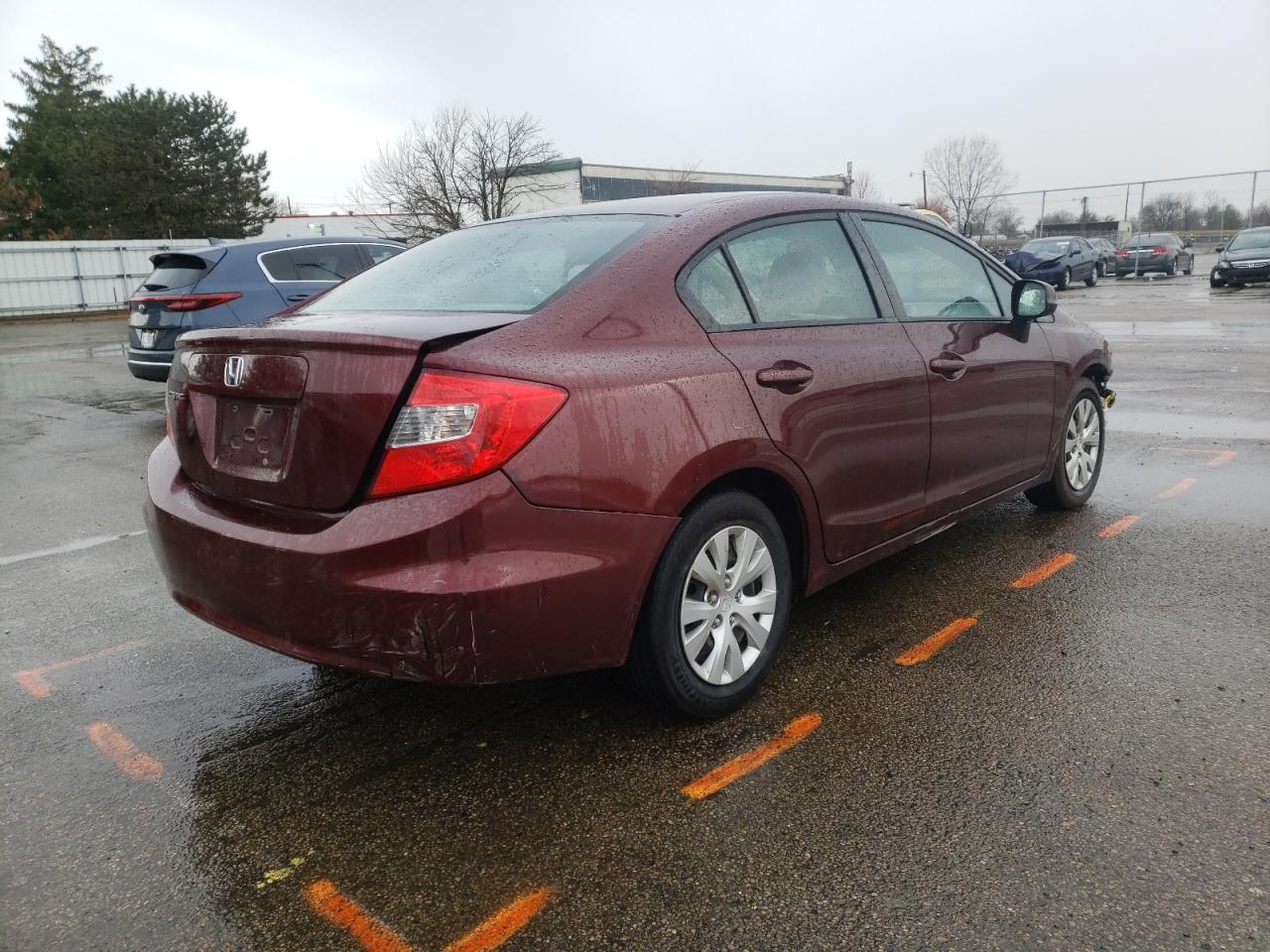 Photo 4 from auction – 2012 HONDA CIVIC LX with VIN 19XFB2F55CE078272
