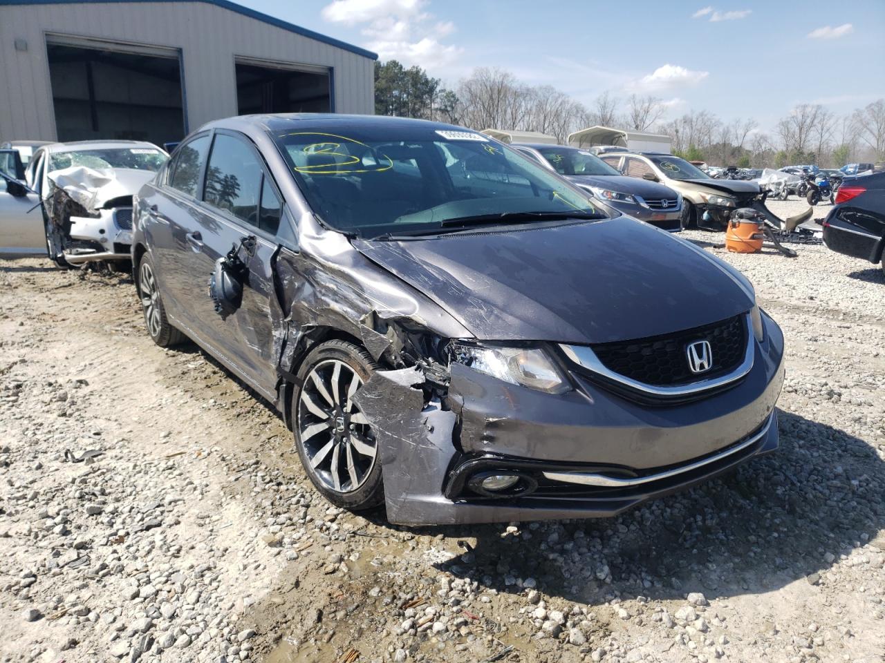 HONDA CIVIC EXL 2014 with VIN 19XFB2F95EE031667 - Photo from auction