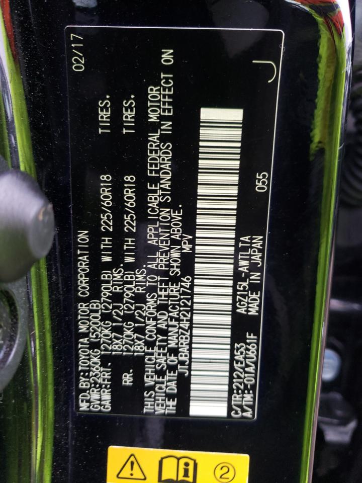 Photo 10 from auction – 2017 LEXUS NX 200T BA with VIN JTJBARBZ4H2121746