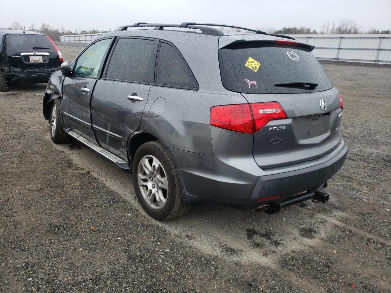 Photo 3 from auction – 2009 ACURA MDX TECHNO with VIN 2HNYD28439H513837