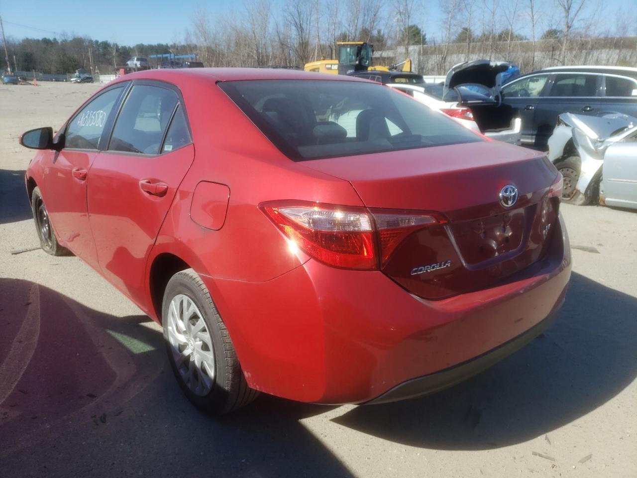 Photo 3 from auction – 2017 TOYOTA COROLLA L with VIN 2T1BURHE9HC862765