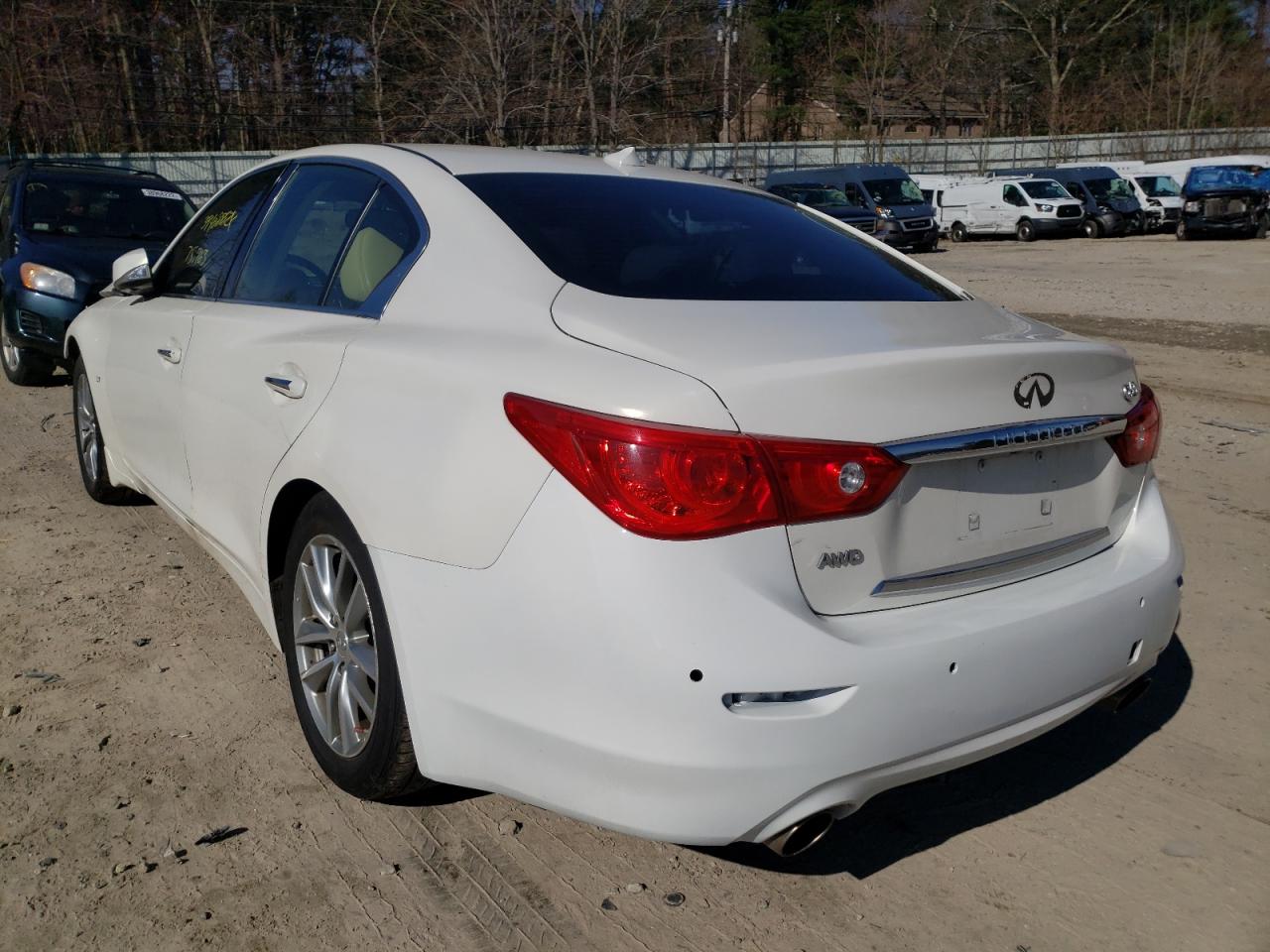 Photo 3 from auction – 2014 INFINITI Q50 BASE with VIN JN1BV7AR7EM693250