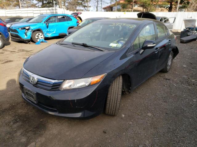 Photo 2 from auction – 2012 HONDA CIVIC HYBR with VIN JHMFB4F26CS002668