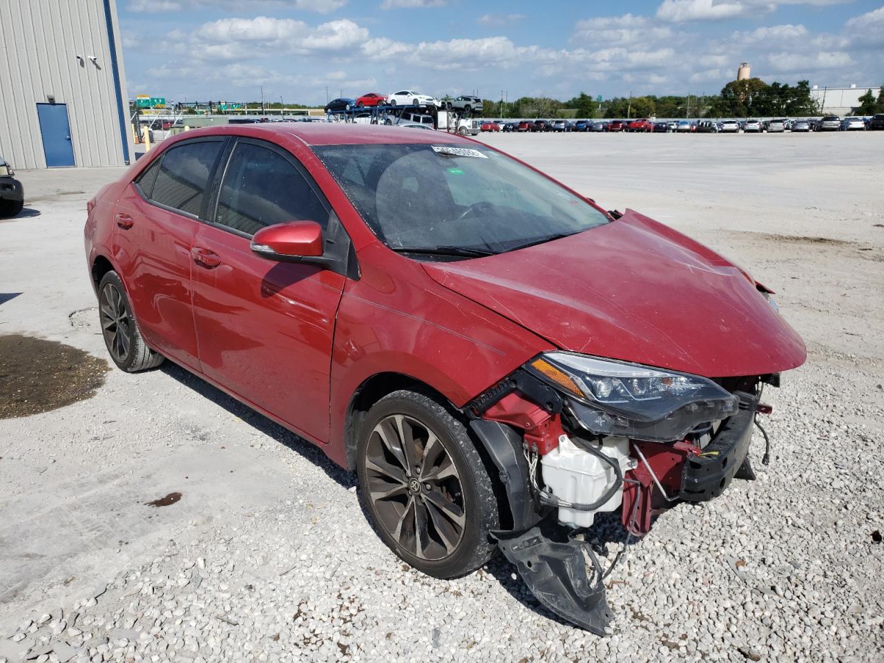 TOYOTA COROLLA L 2017 with VIN 2T1BURHEXHC845523 - Photo from auction