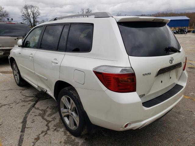 Photo 3 from auction – 2008 TOYOTA HIGHLANDER with VIN JTEES43A182045813