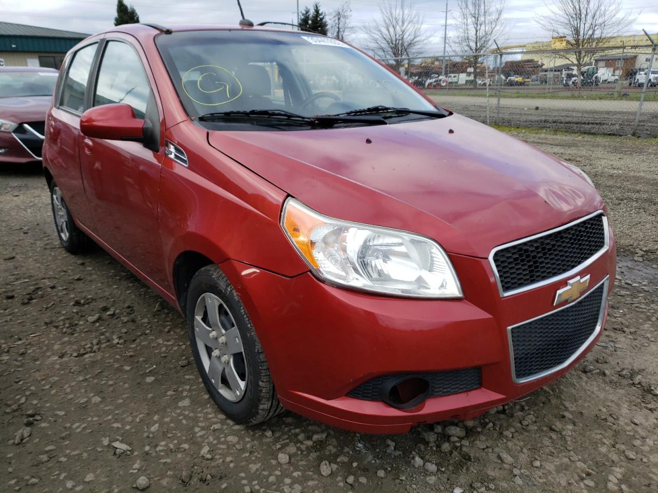 CHEVROLET AVEO LS 2011 with VIN KL1TD6DE5BB155670 - Photo from auction