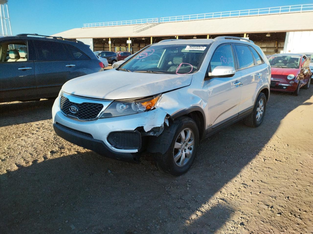 Photo 9 from auction – 2013 KIA SORENTO LX with VIN 5XYKTDA29DG352565