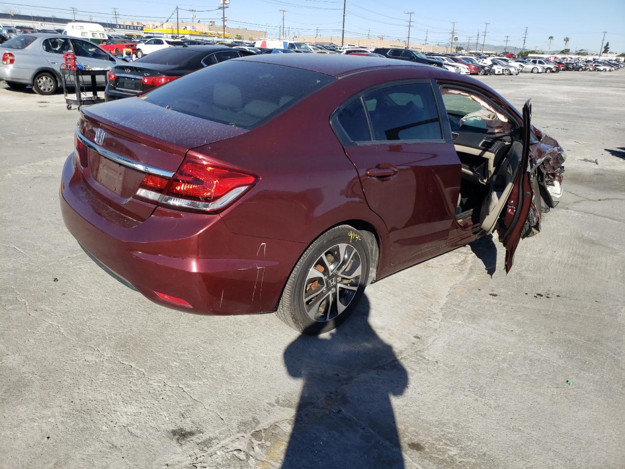 Photo 4 from auction – 2014 HONDA CIVIC EX with VIN 19XFB2F80EE236546