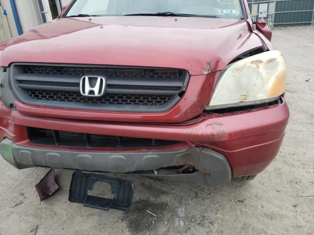 Photo 9 from auction – 2005 HONDA PILOT EXL with VIN 2HKYF18515H515140