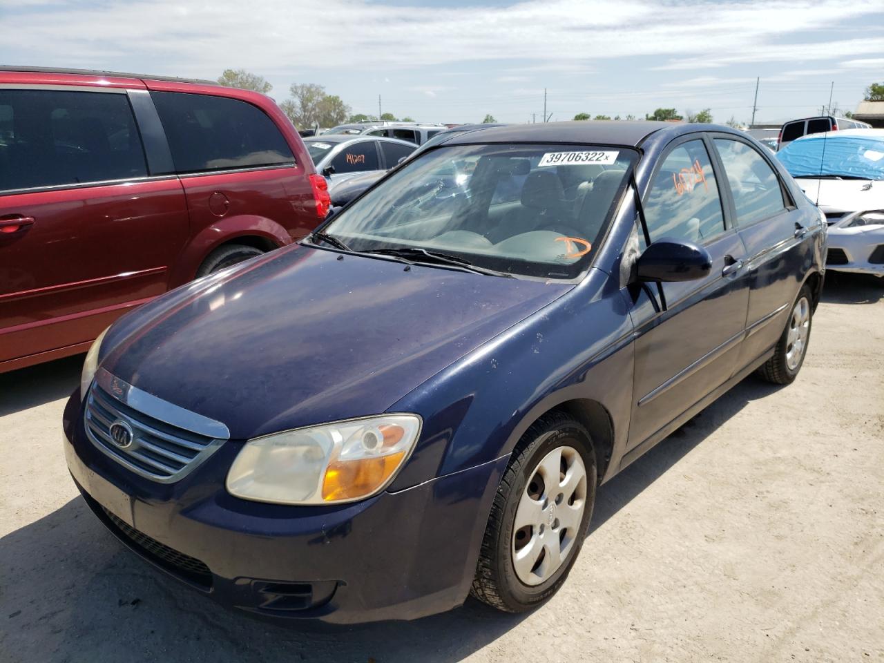 Photo 2 from auction – 2008 KIA SPECTRA with VIN KNAFE121285502270