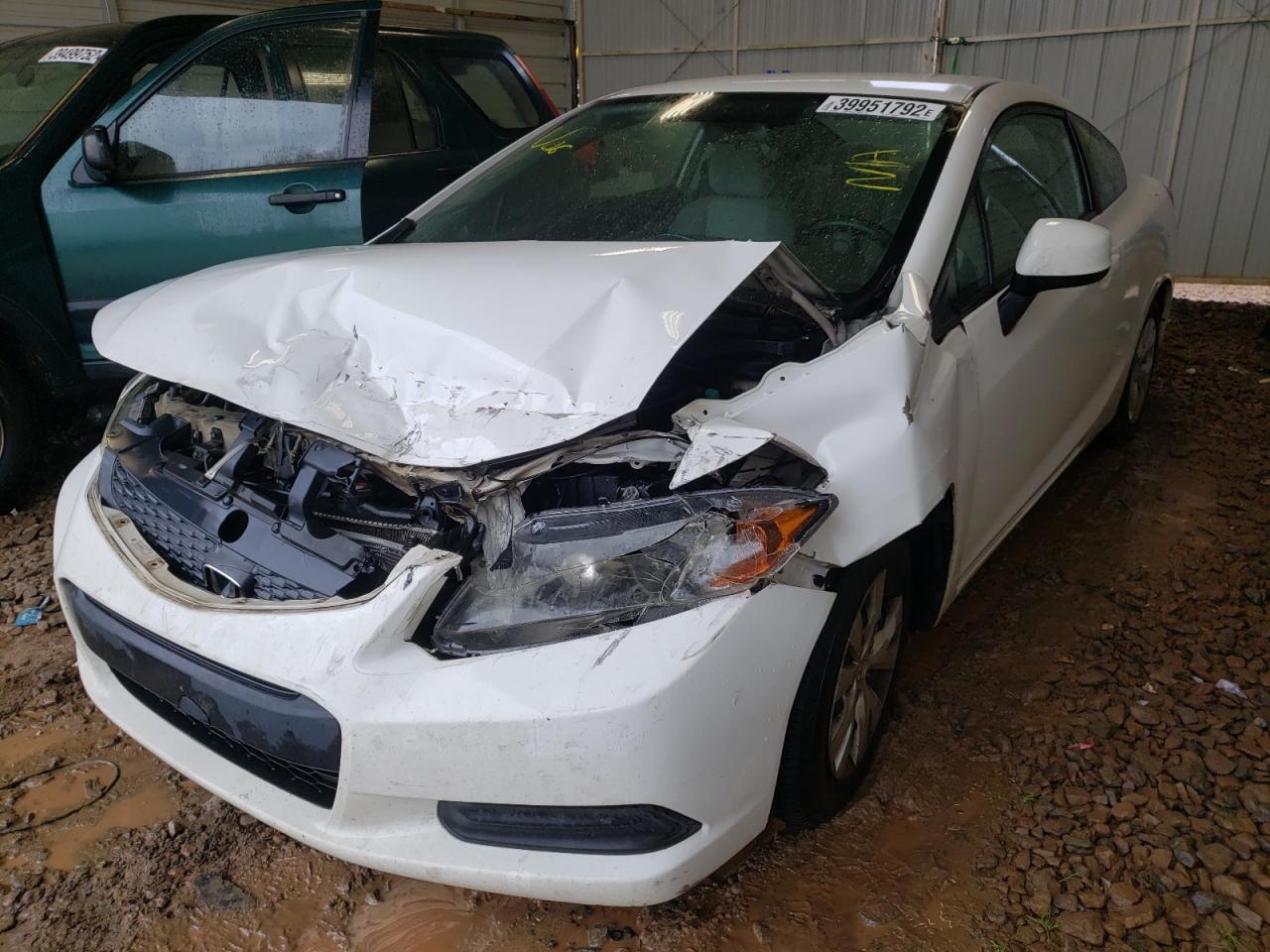 Photo 2 from auction – 2012 HONDA CIVIC LX with VIN 2HGFG3B54CH566924