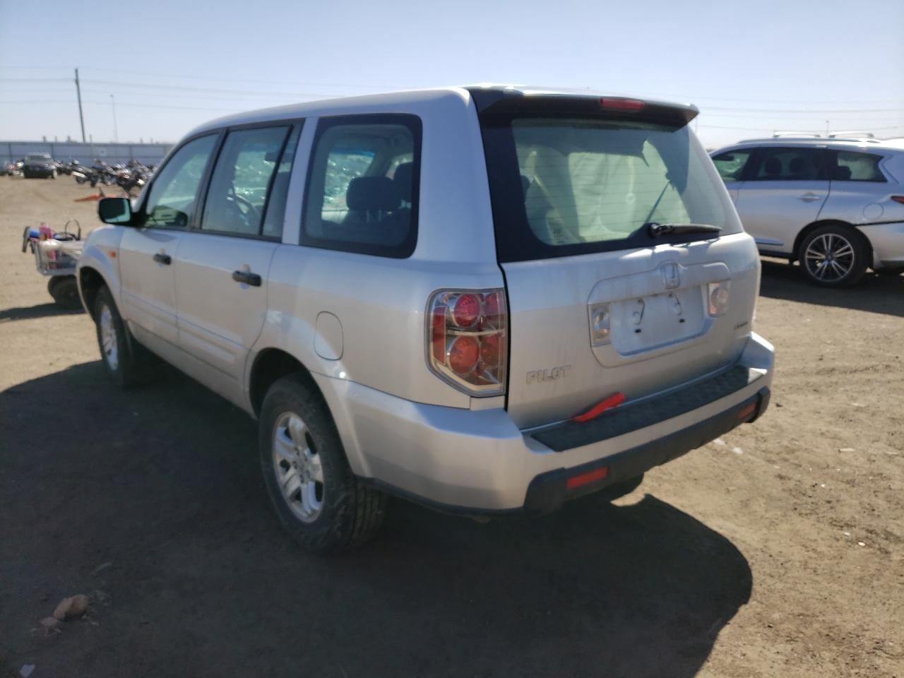 Photo 3 from auction – 2007 HONDA PILOT LX with VIN 5FNYF18127B022470