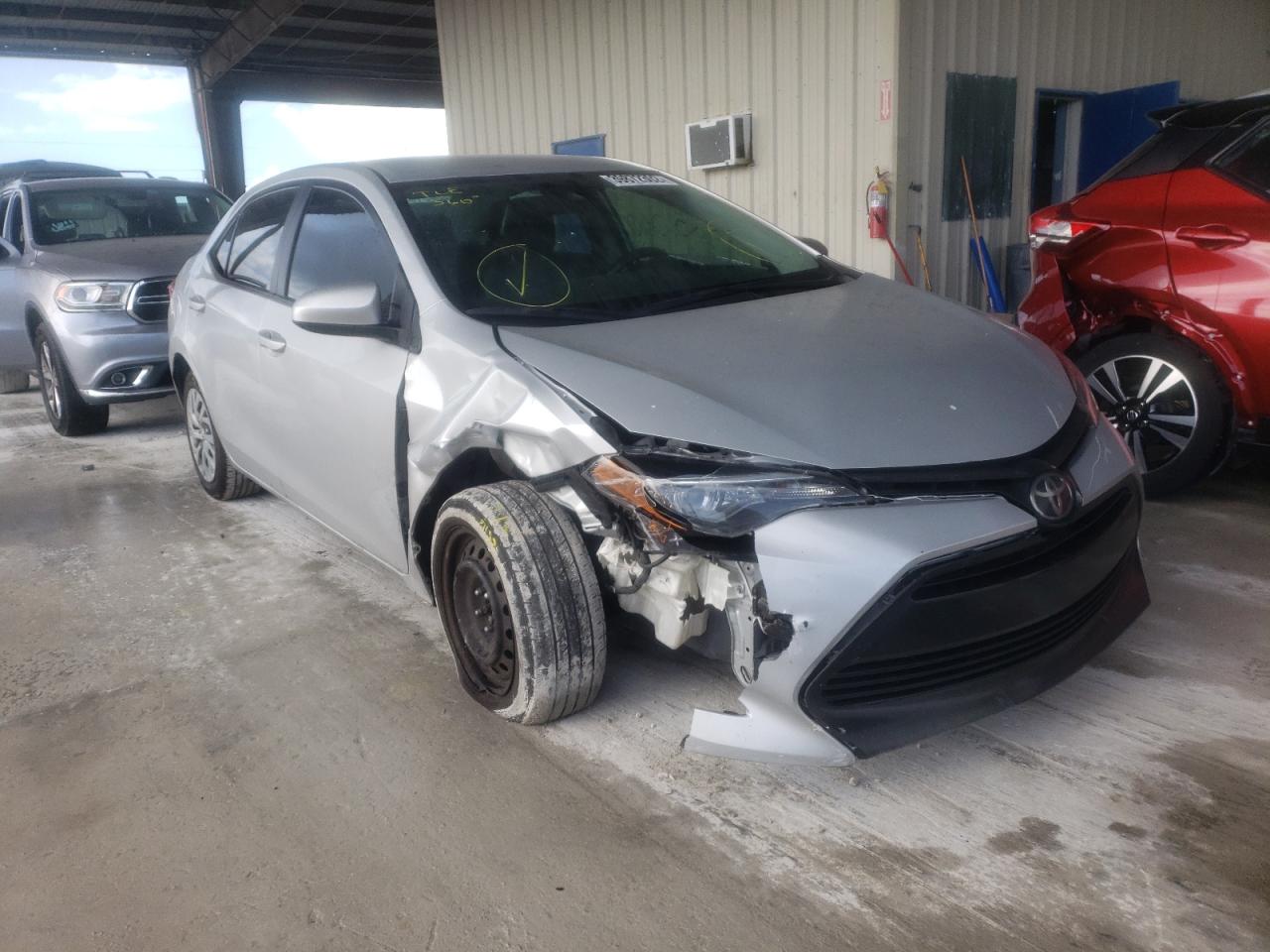 TOYOTA COROLLA L 2019 with VIN 2T1BURHE9KC163725 - Photo from auction