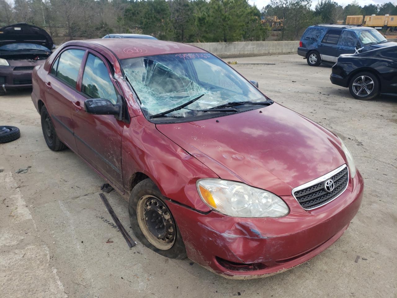 TOYOTA COROLLA CE 2005 مع رقم تعريف المركبة 2T1BR32E75C450444 - صورة من المزاد