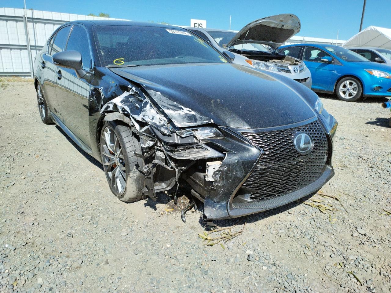 LEXUS GS-F 2016 with VIN JTHBP1BLXGA001774 - Photo from auction
