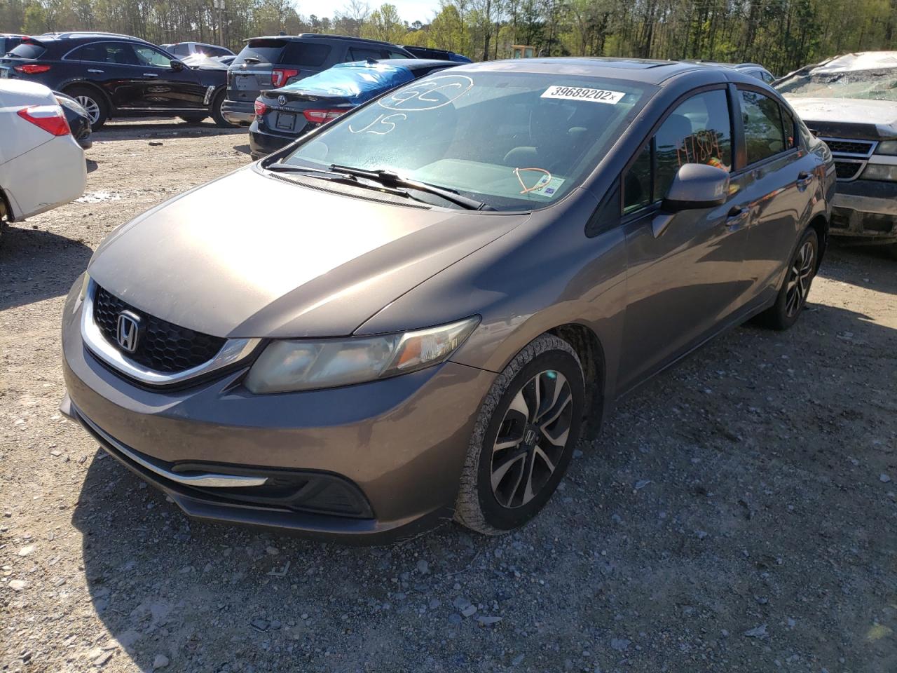 Photo 2 from auction – 2013 HONDA CIVIC EX with VIN 2HGFB2F83DH527479