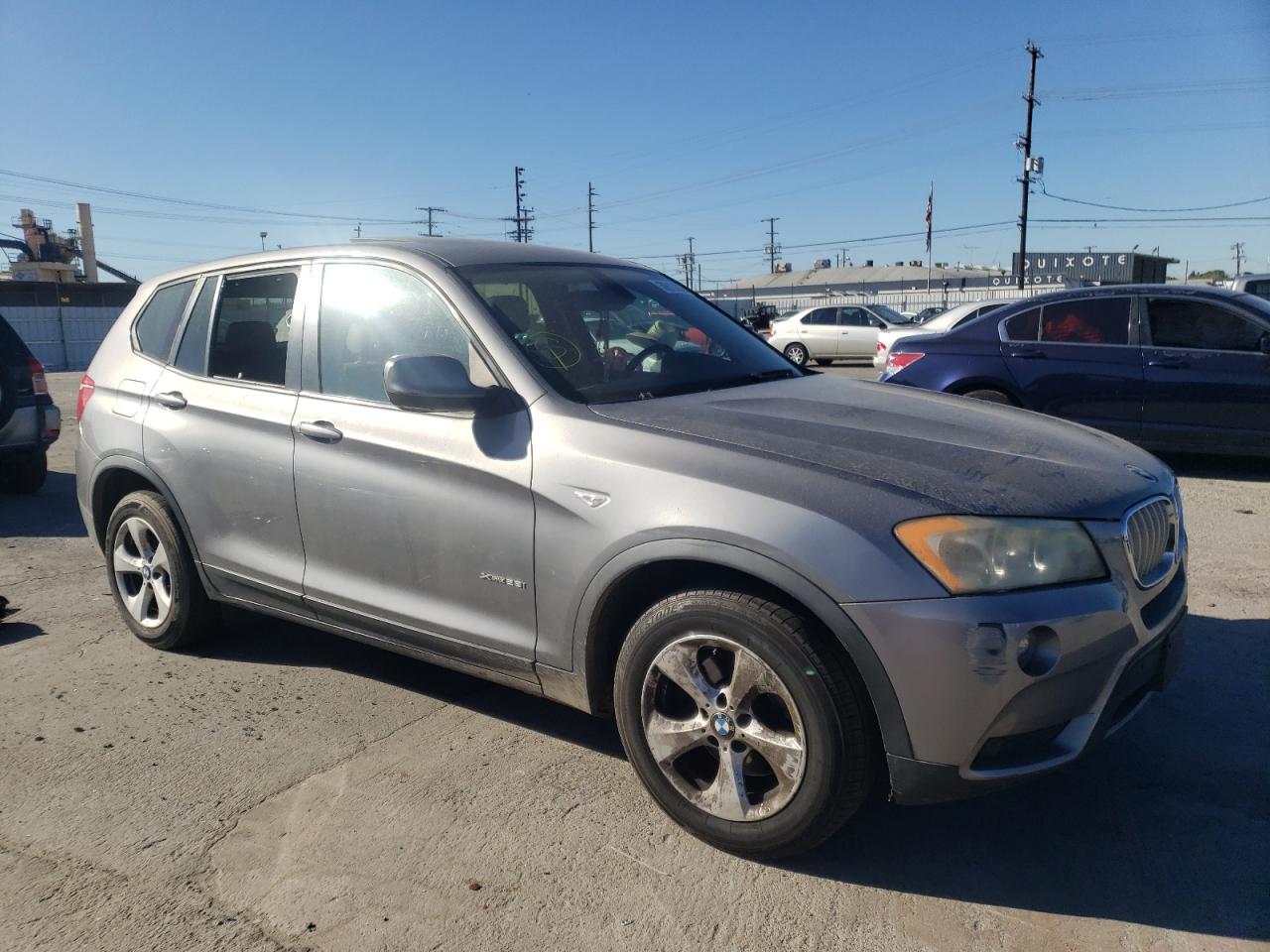 BMW X3 XDRIVE2 2011 with VIN 5UXWX5C56BL700566 - Photo from auction