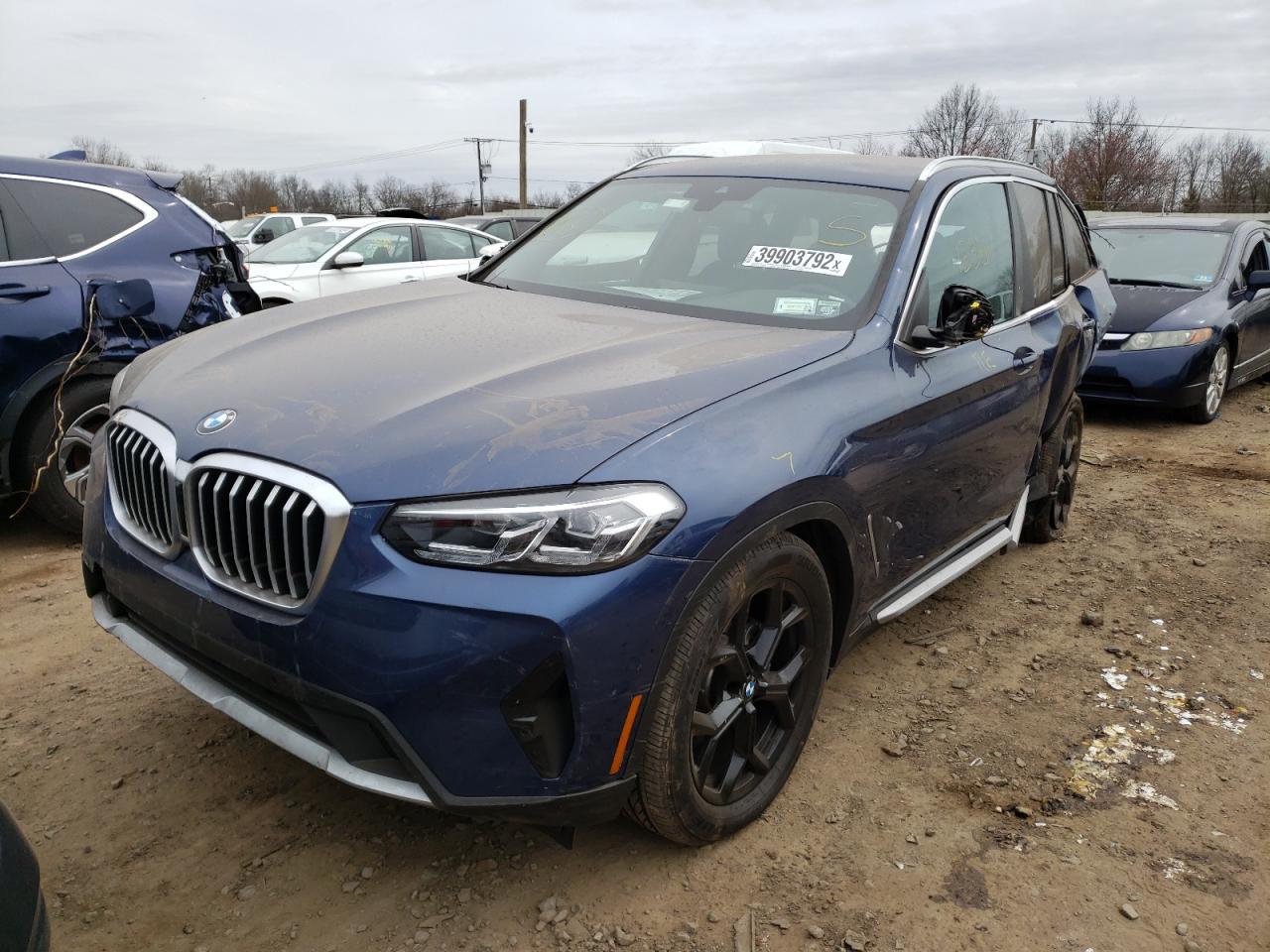 Photo 2 from auction – 2022 BMW X3 XDRIVE3 with VIN 5UX53DP07N9K26337