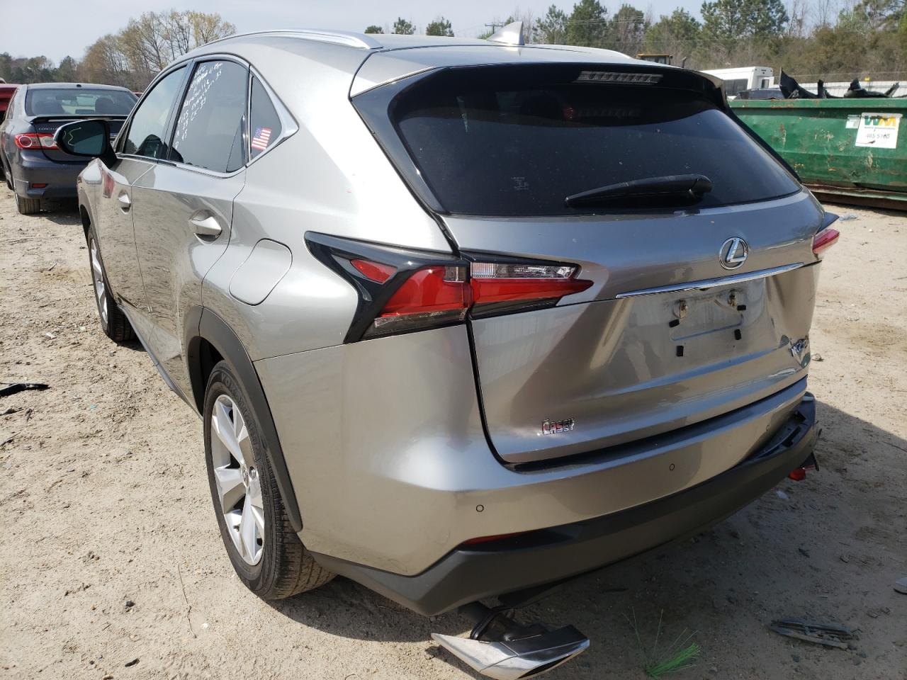 Photo 3 from auction – 2017 LEXUS NX 200T BA with VIN JTJBARBZ2H2113371