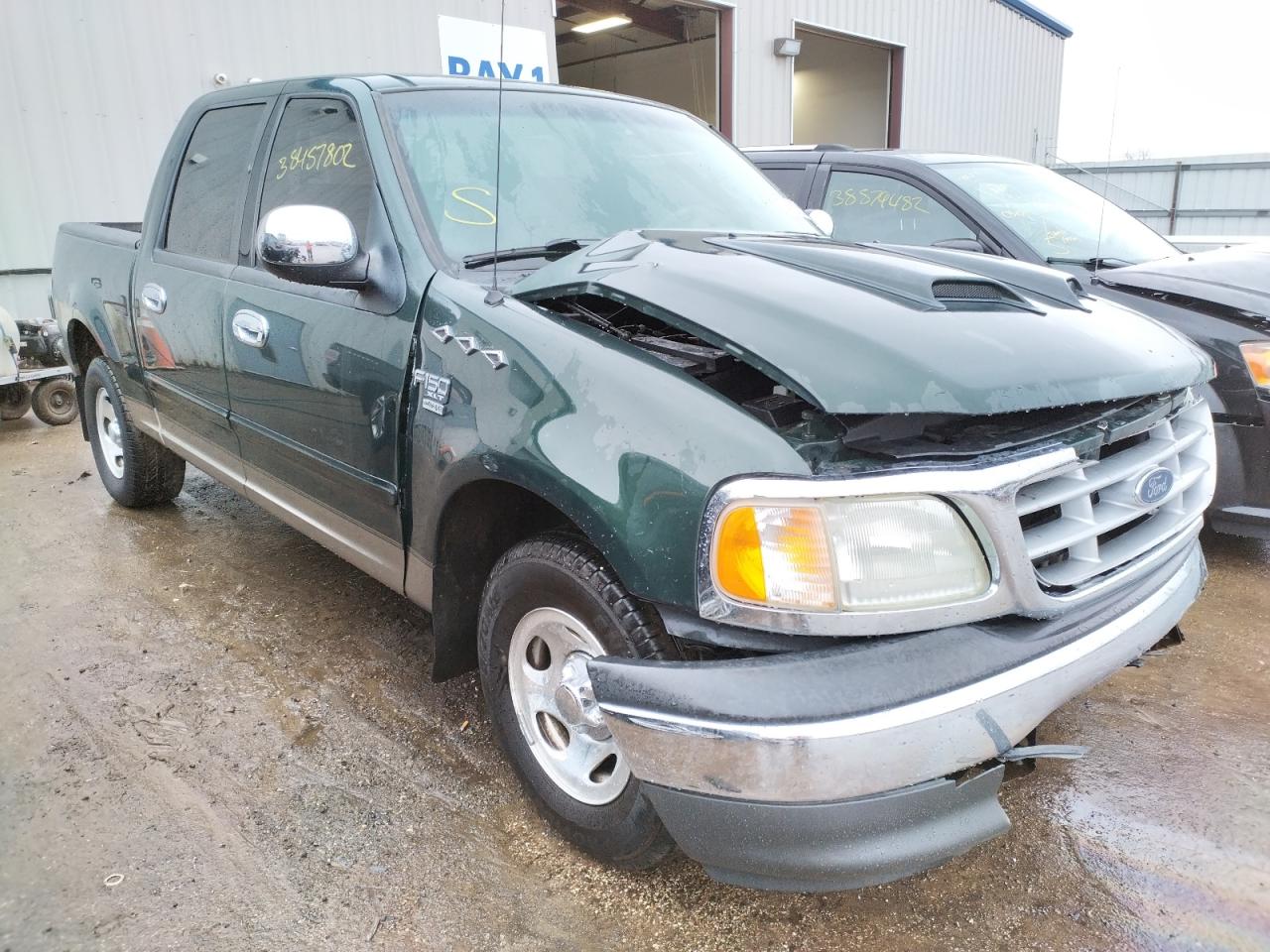 FORD F150 SUPER 2002 with VIN 1FTRW07662KA73574 - Photo from auction
