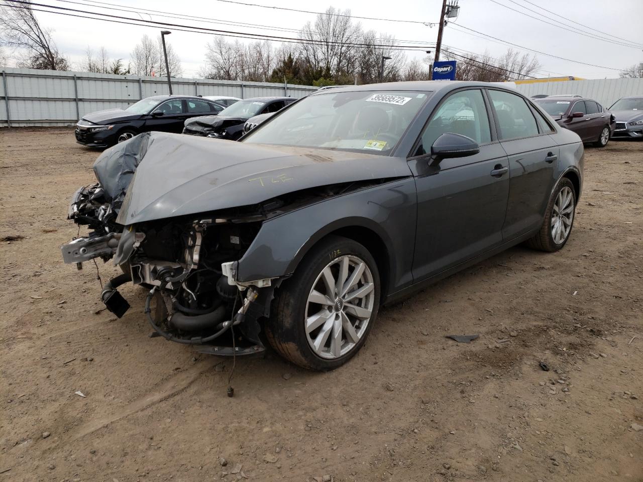 Photo 2 from auction – 2017 AUDI A4 PREMIUM with VIN WAUANAF47HN007285