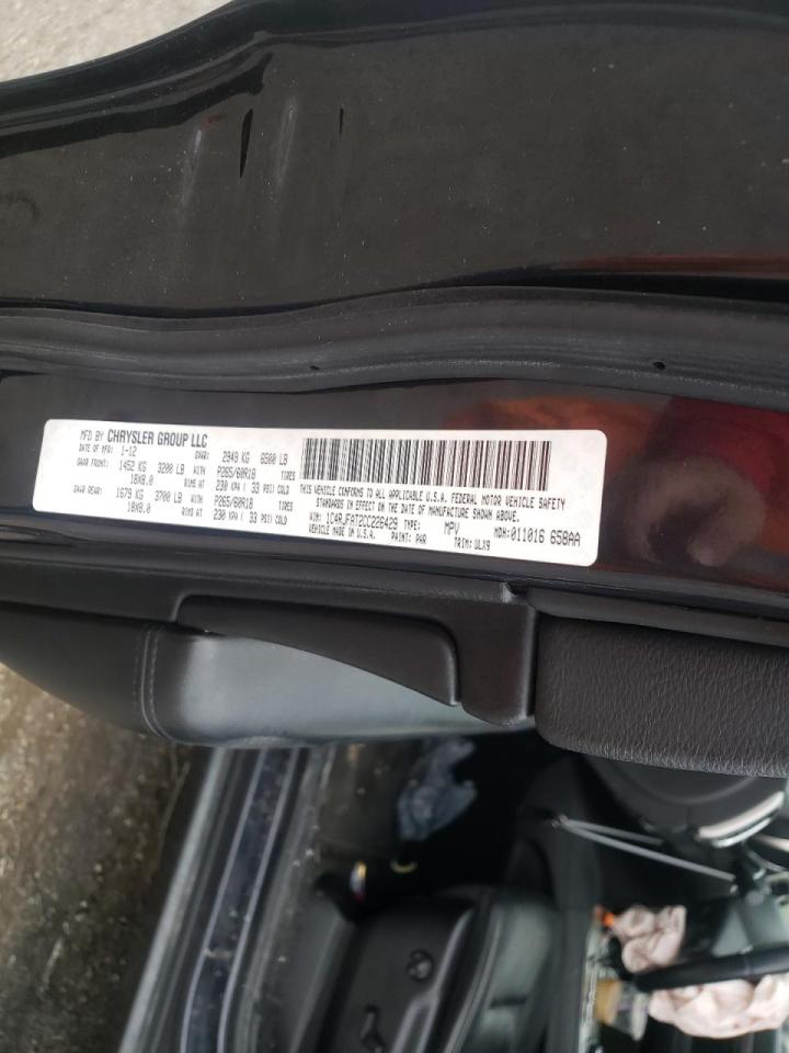 Photo 10 from auction – 2012 JEEP GRAND CHER with VIN 1C4RJFAT2CC226429