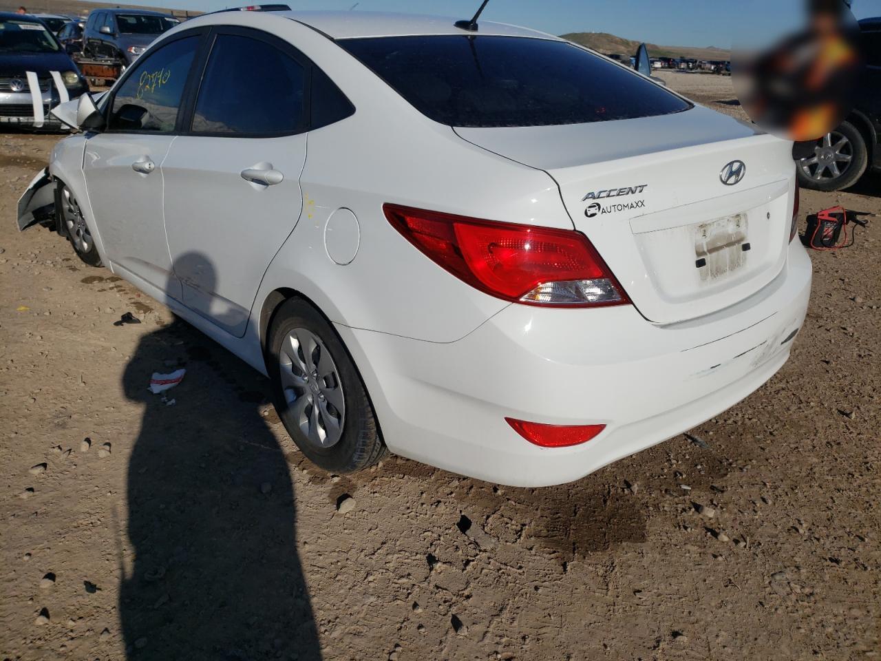 Photo 3 from auction – 2016 HYUNDAI ACCENT SE with VIN KMHCT4AE4GU123904