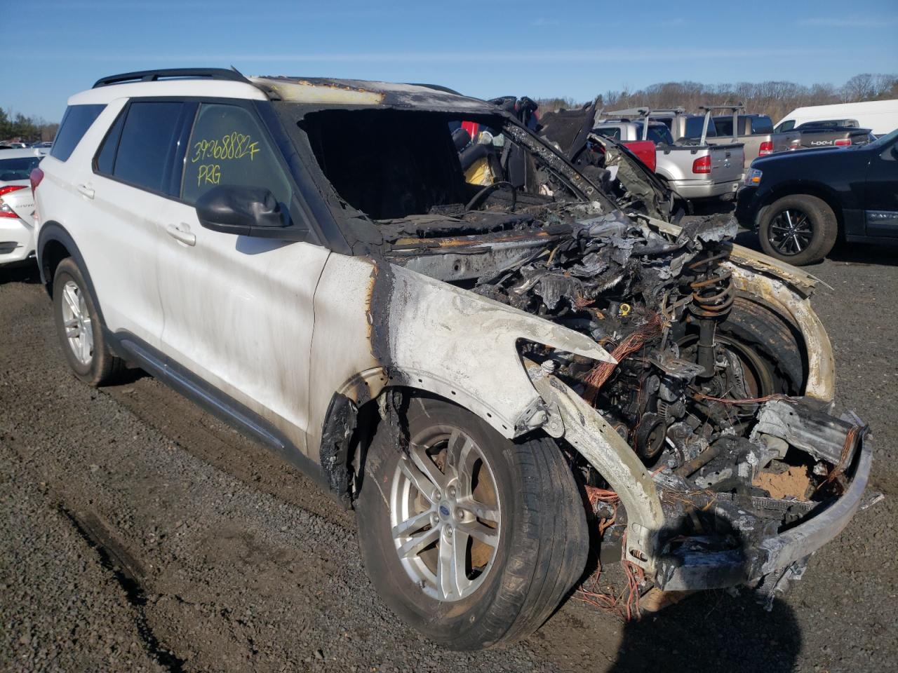 FORD EXPLORER X 2020 with VIN 1FMSK8DH9LGC95821 - Photo from auction