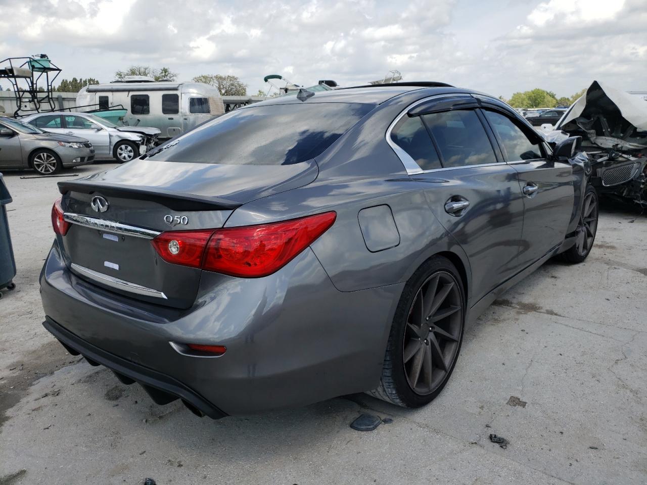 Photo 4 from auction – 2014 INFINITI Q50 BASE with VIN JN1BV7AP5EM672248