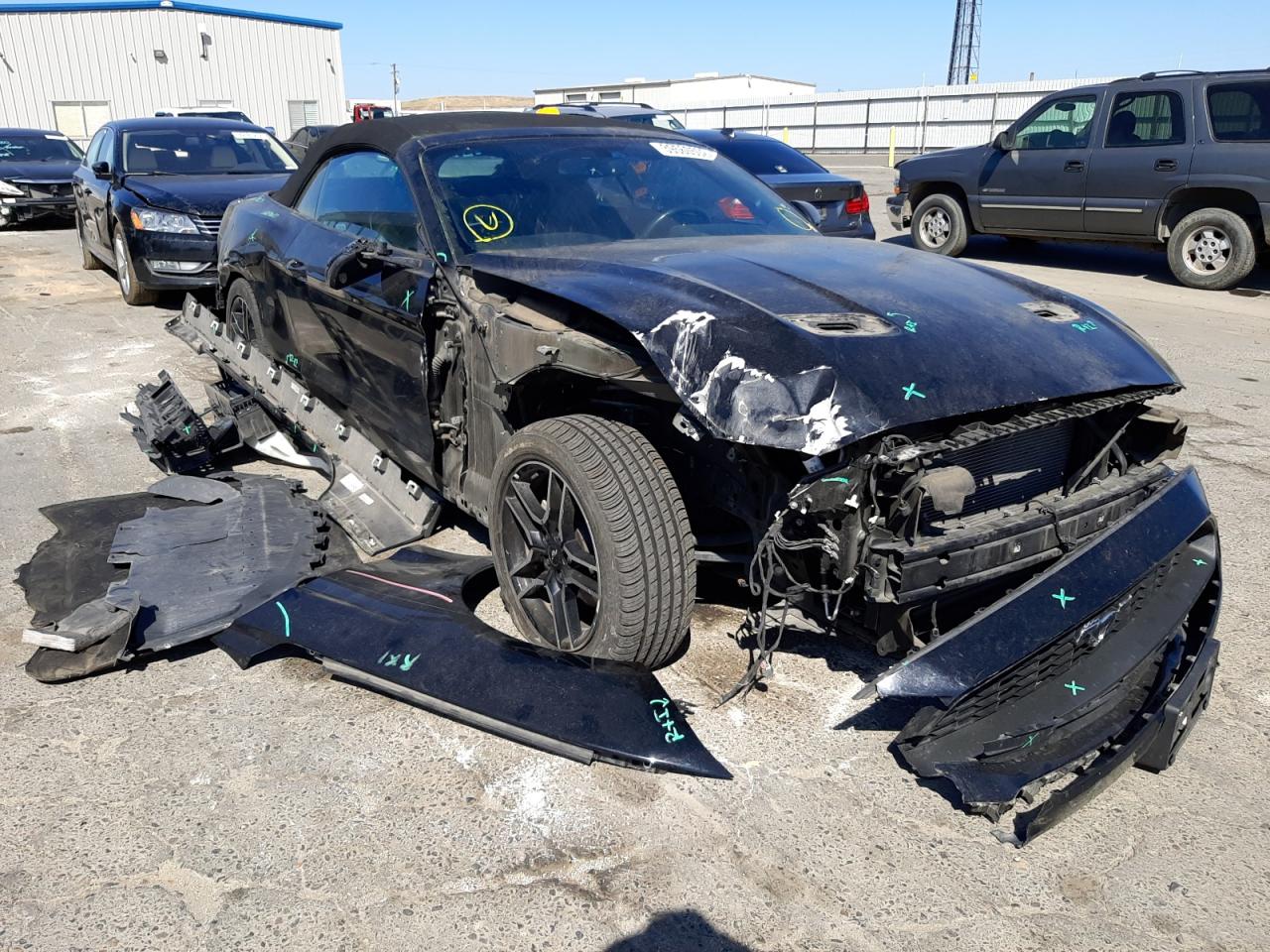 FORD MUSTANG 2018 with VIN 1FATP8UH4J5129473 - Photo from auction