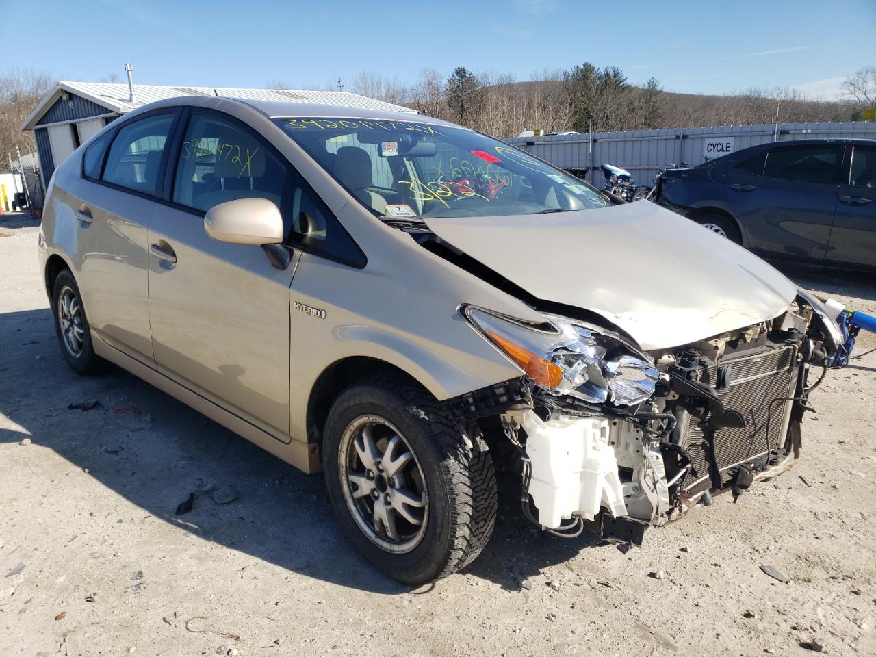 TOYOTA PRIUS 2010 with VIN JTDKN3DUXA0134041 - Photo from auction