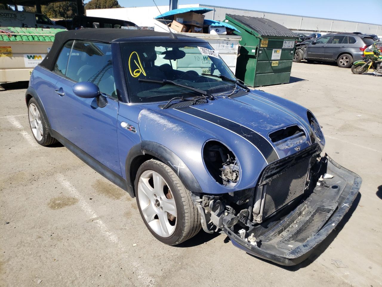MINI COOPER S 2005 with VIN WMWRH33445TF81489 - Photo from auction