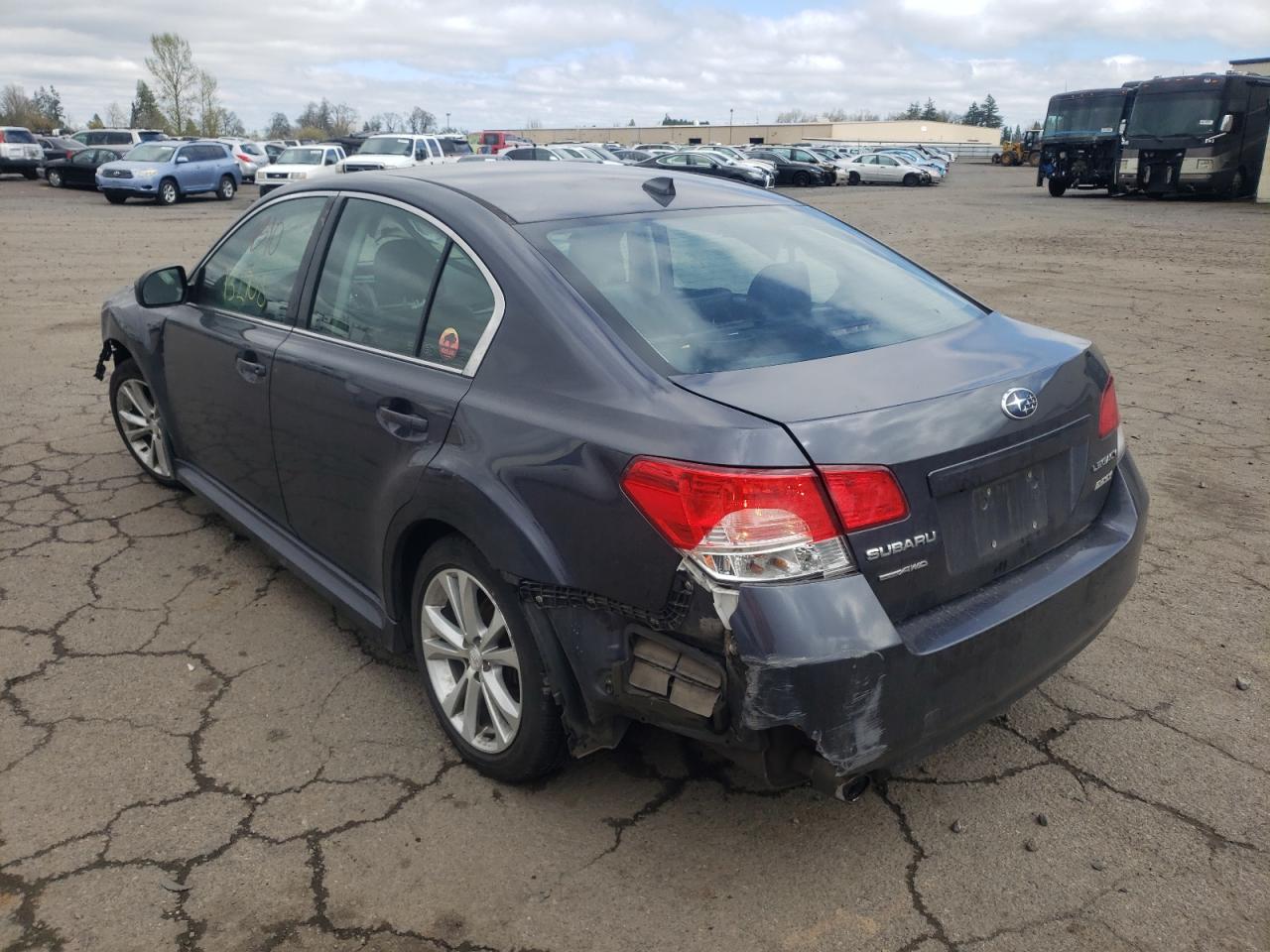 Photo 3 from auction – 2013 SUBARU LEGACY 2.5 with VIN 4S3BMBP63D3030648