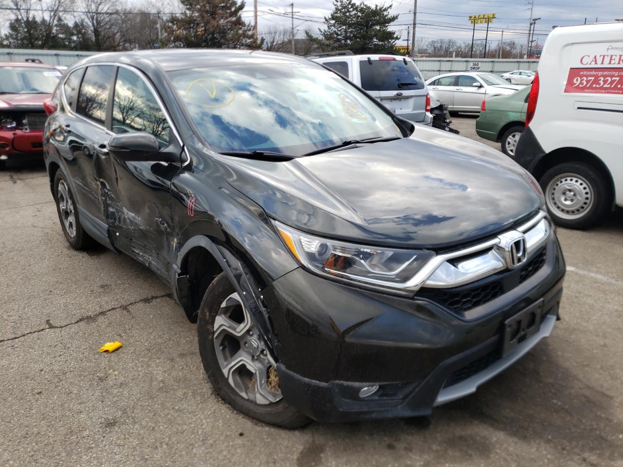 HONDA CR-V EX 2017 with VIN 7FARW1H55HE031435 - Photo from auction