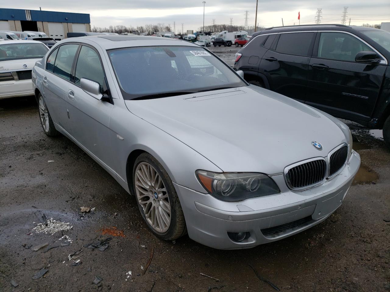 BMW 750 2007 with VIN WBAHN83537DT73012 - Photo from auction