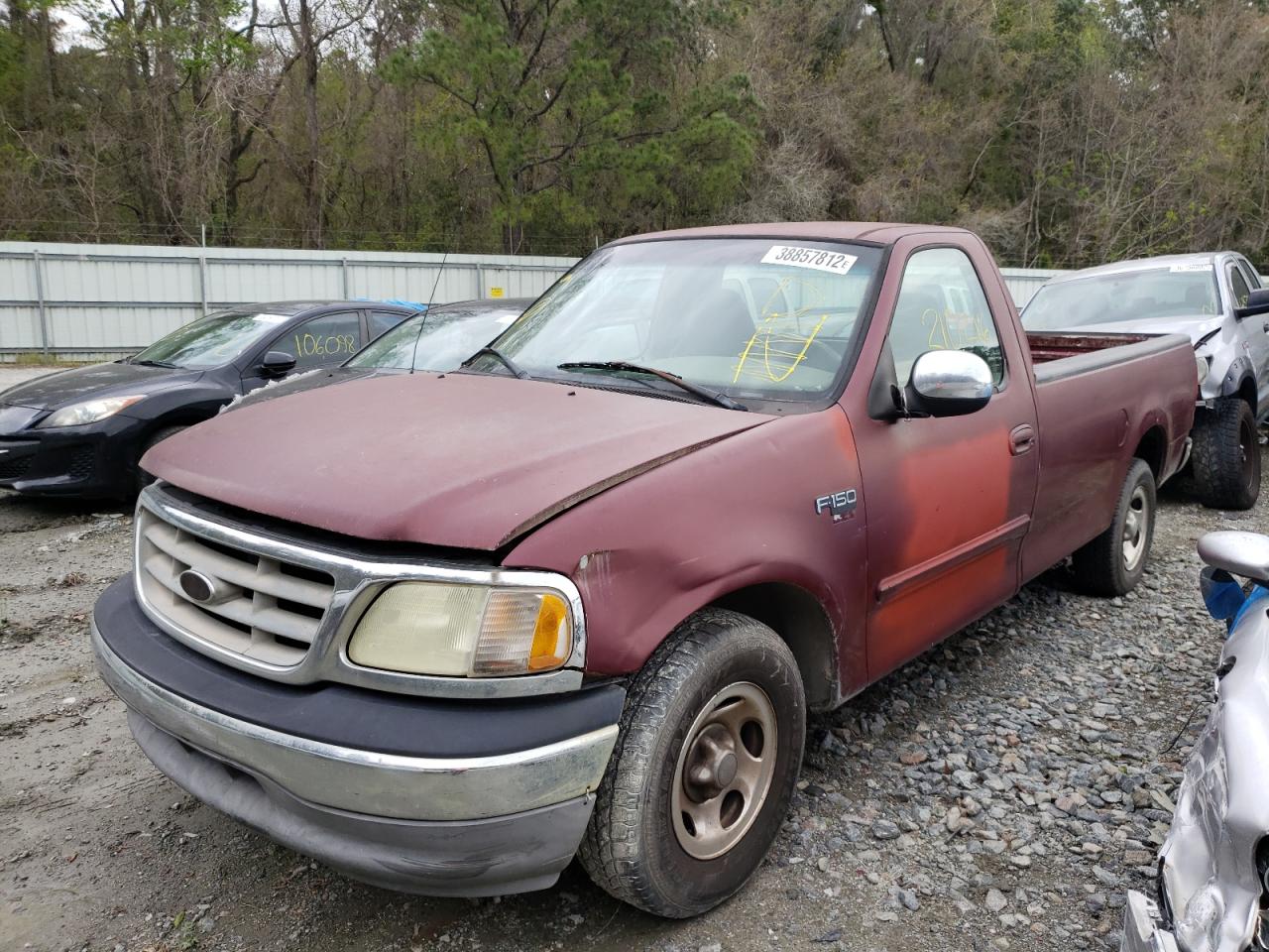 Photo 2 from auction – 2002 FORD F150 with VIN 1FTRF17W02NA38419