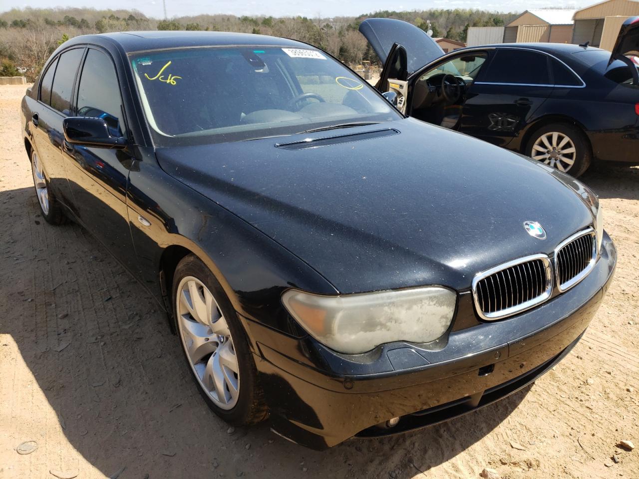 BMW 745 I 2005 with VIN WBAGL63585DP74316 - Photo from auction