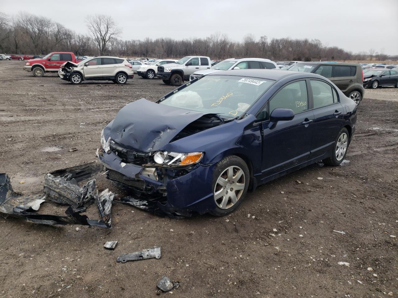 Photo 2 from auction – 2007 HONDA CIVIC LX with VIN 1HGFA16567L079393