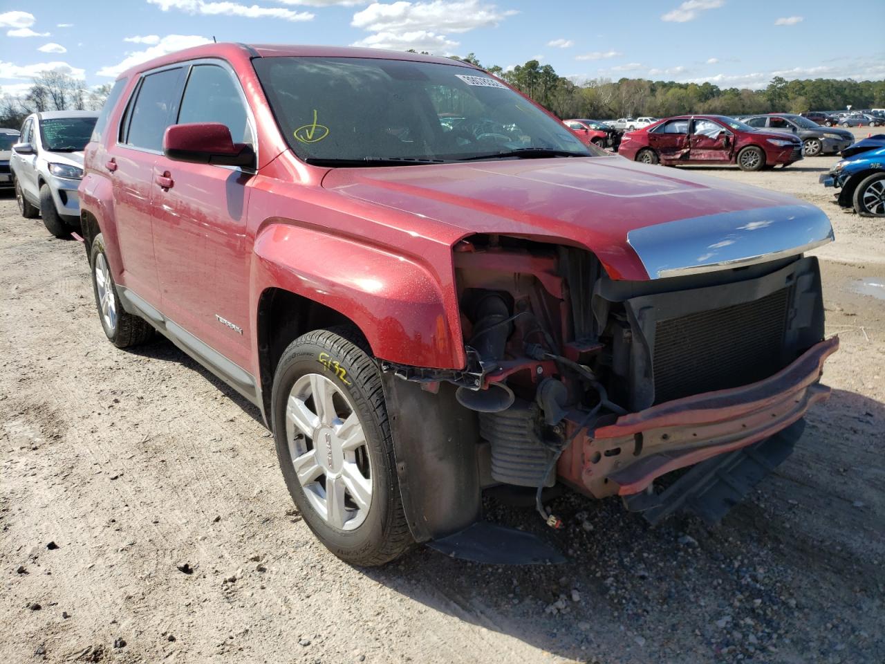 GMC TERRAIN SL 2014 with VIN 2GKALMEK2E6354957 - Photo from auction