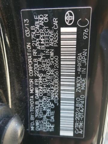 Photo 10 from auction – 2013 TOYOTA PRIUS with VIN JTDKN3DU8D5612660