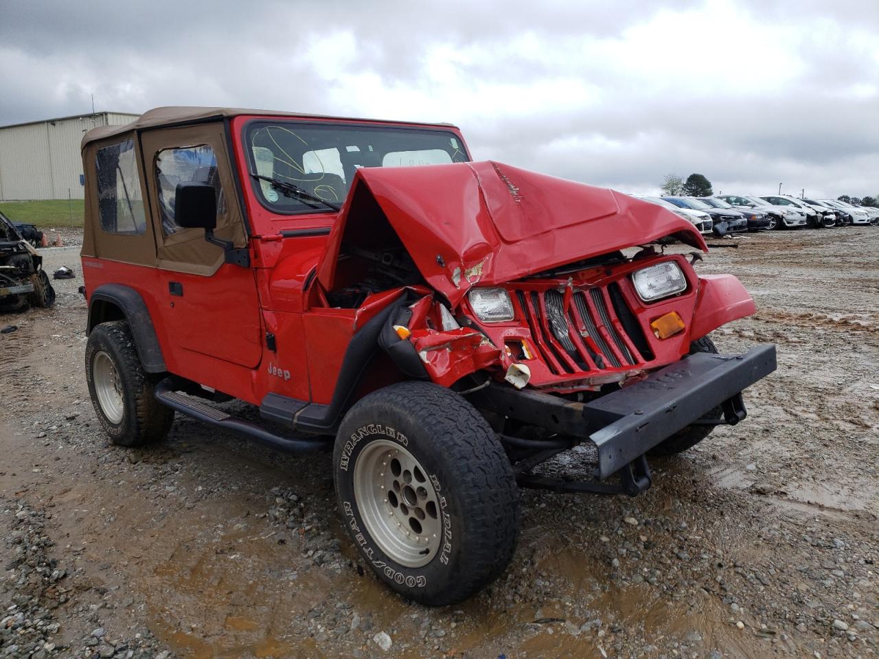 JEEP WRANGLER / 1995 with VIN 1J4FY19P2SP303777 - Photo from auction