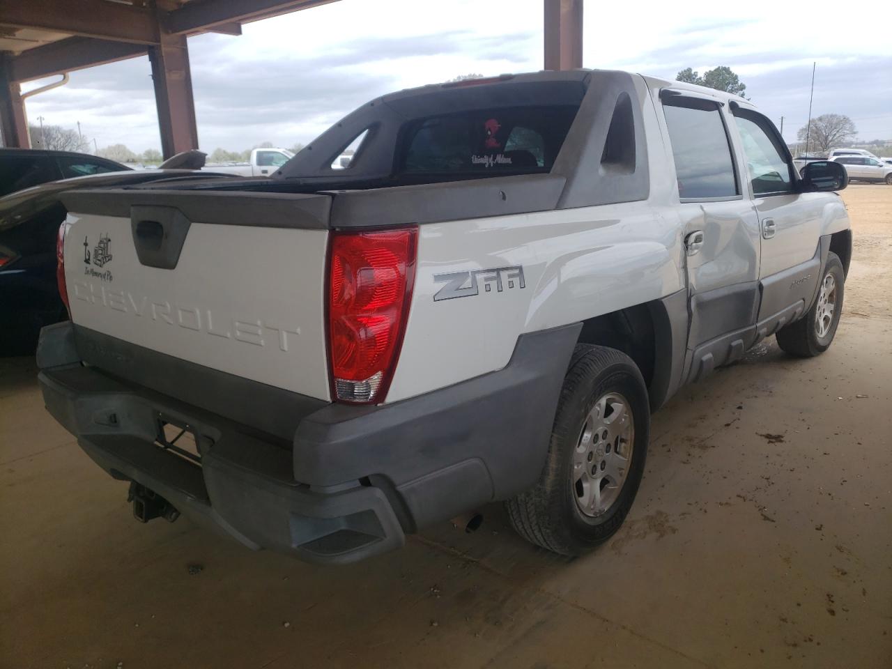 Photo 4 from auction – 2002 CHEVROLET AVALANCHE with VIN 3GNEC13T32G194991